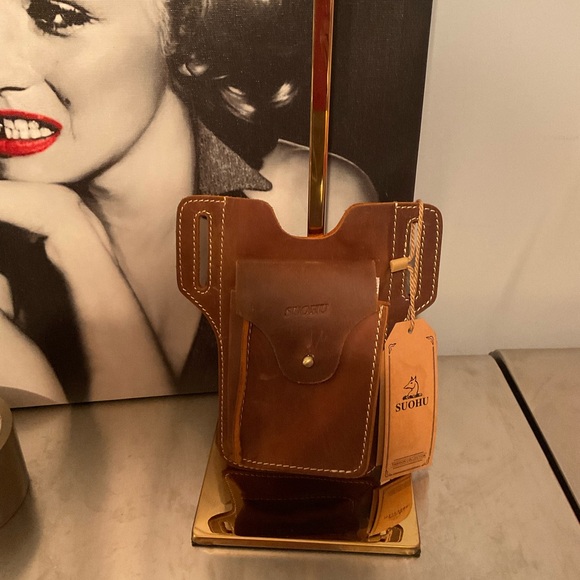 SOUOHU BELT HOSTER FOR TOOLS OR SMALL CELL PHONE 6 5/8 long 4 in wide - Picture 6 of 6